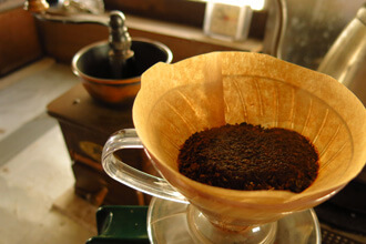画像：丸川荘の挽き立てコーヒー